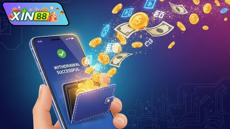 Hướng dẫn rút tiền Xin88 chi tiết cho người chơi